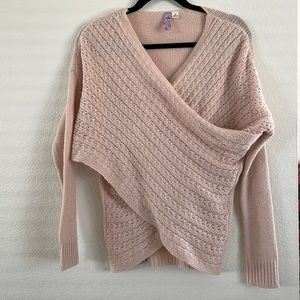 Light pink knit sweater